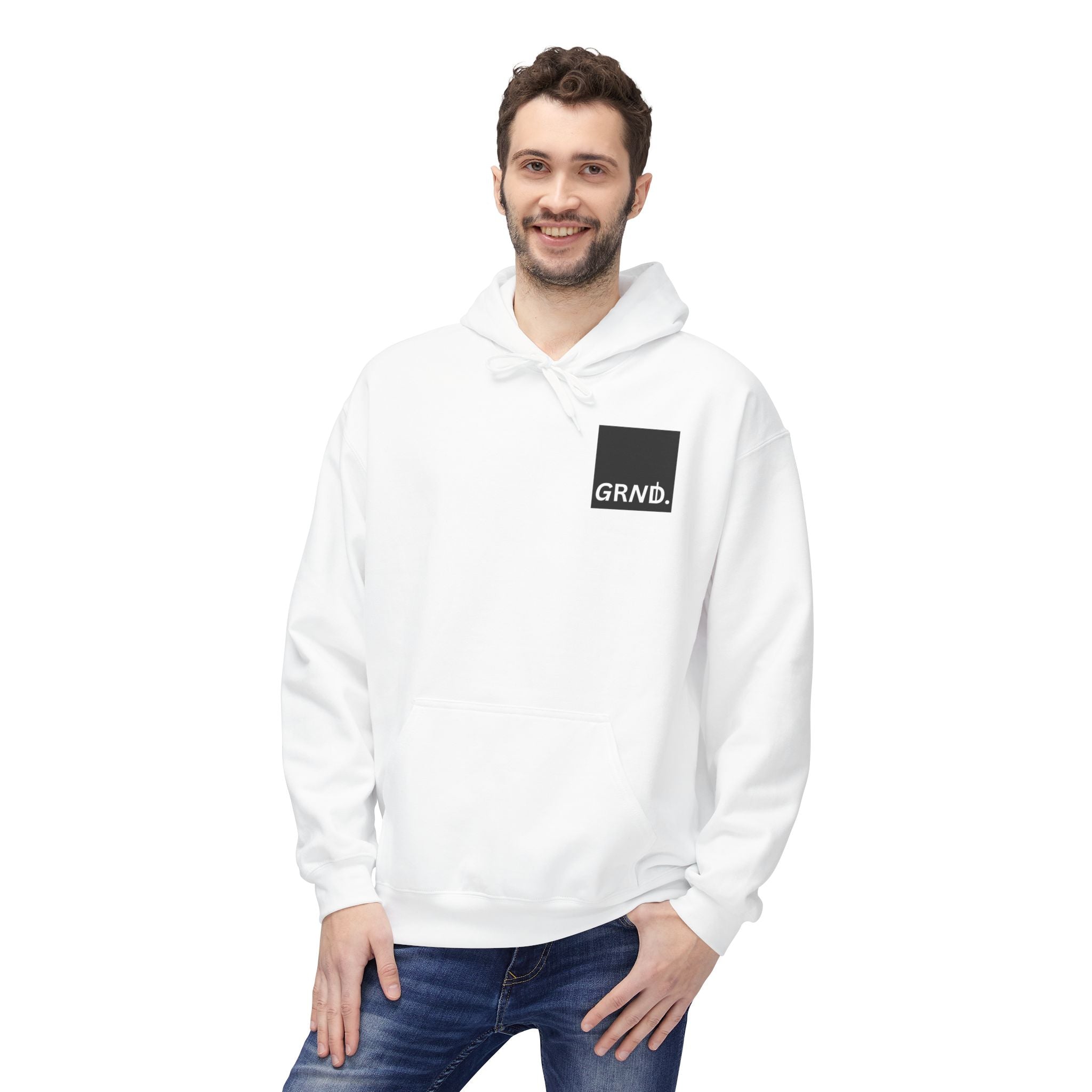 Outwrk Evry0ne Motivational Hoodie — Minimal Chest Logo, Bold Back Graphic